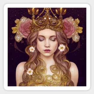 Beautiful Royal Girl - best selling Sticker